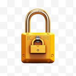 安全图片_金属锁头安全锁保险工具元素