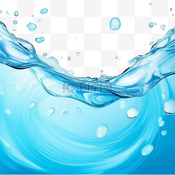 水泡图片_透明水花水滴水夏天清凉液体