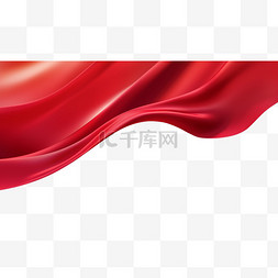 红色f1赛车图片_红色装饰飘带丝绸免扣元素