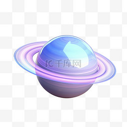 3d立体光滑球体星球免扣元素