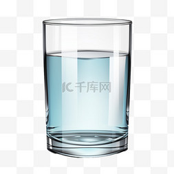 喝玻璃图片_一杯孤立的水