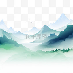 美丽的山水风景图片_坡度山体景观