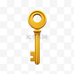 交车钥匙图片图片_黄色钥匙