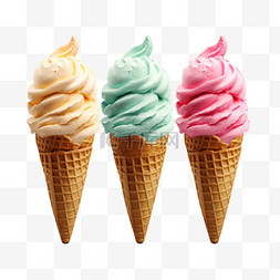夏季清凉水果图片_夏日水果冰淇淋圣代冷饮甜品甜筒