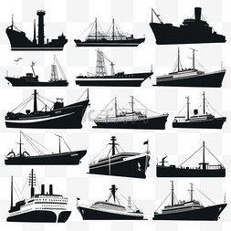 小船帆船图片_轮船和小船。驳船、游船、航运和