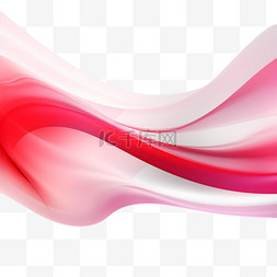 抽象的红色波浪背景。曲线流动图