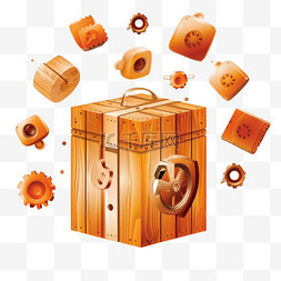 背景进口图片_木箱和包装符号