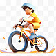 亚运会3D人物竞技比赛男子骑单车