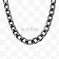 单肩链条包图片_链条锁链金属写实元素装饰图案
