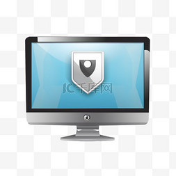 监控图片_在屏幕上使用密码和安全标志进行