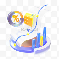 it商务人图片_彩色亚克力风商务图标文件数据图