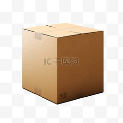 盒子免扣素材图片_纸箱方形盒子AI元素立体免扣图案