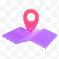 北宋地图图片_3D立体地图图标旅游旅行定位