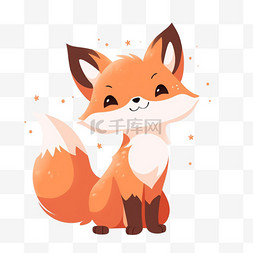 狐狸图片_卡通狐狸手绘元素