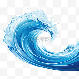 海浪图片_海浪卡通手绘