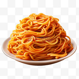 意大利面意大利面图片_面条美食主食AI元素立体免扣