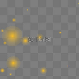 光晕光斑光效图片_金色光影光圈效果光效光点光斑发