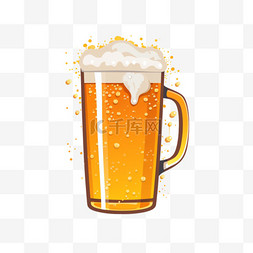 酒背景图片_平坦的啤酒背景