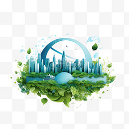 环境保护插图图片_世界环境日环保地球4