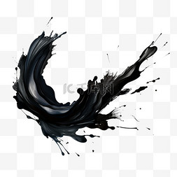 水彩黑色质感图片_笔刷黑色水彩笔触水墨墨点纹理质