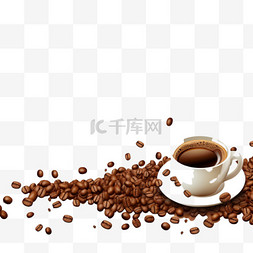 温馨广告背景素材图片_速溶咖啡广告，带有咖啡流动元素