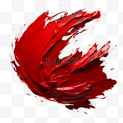 泼出去的油漆图片_笔刷笔触水墨油漆红色水彩纹理质
