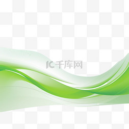 绿色抽象素材图片_抽象绿色线条波纹装饰4