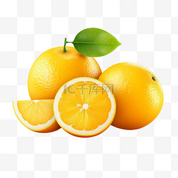新鲜柑橘图片_秋季水果柑橘半切新鲜