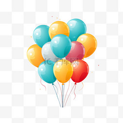 国庆节装饰彩带漂浮气球飘带气球