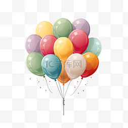 漂浮气球国庆节装饰彩带飘带气球