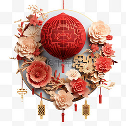 红灯笼免抠png素材图片_红灯笼新年中国传统节日装饰免扣