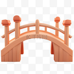 七夕元素3d鹊桥桥梁