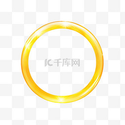白色光环图片_具有环形幻影照明效果的黄色透镜