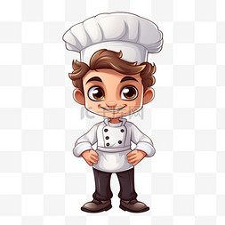 卡通厨师女可爱图片_可爱的男厨师