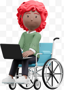 漂亮女性在电脑上展示动态姿势元