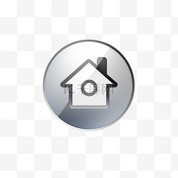 房屋信息图片_主页图标pin交易。隔离在白色