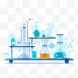 未来主义科学实验室背景