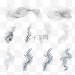 漫画效果的素材图片_为特殊效果设置的烟雾插图