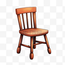 椅子板凳卡通座椅免扣元素装饰素