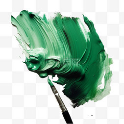 绿色油画油漆墨迹2