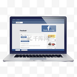 采用极简设计的Facebook网页界面