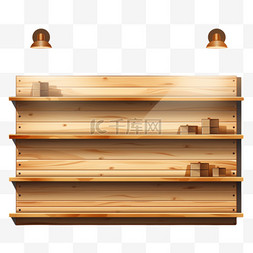 木板展台图片_木板质感展台免扣元素装饰素材