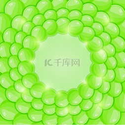 绿色名片图片_明亮的绿色泡沫背景