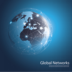 全球网络 — — 为您的业务的插图