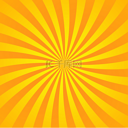 黄色橙色光线海报