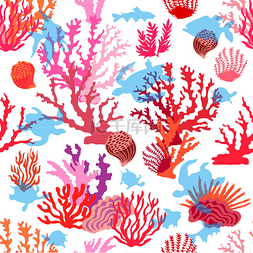 热带海洋珊瑚.