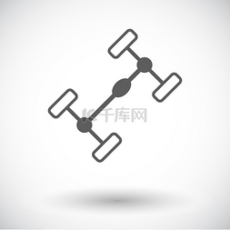 矢量单个素材图片_底盘车单个图标.