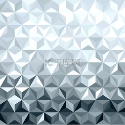 Metal silver 3d geometry low poly seamless pa