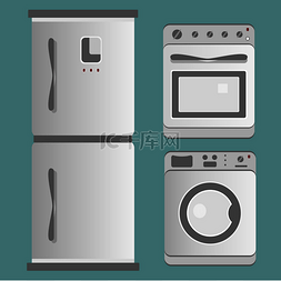 燃气灶图片_厨房用具。冰箱、洗衣机、燃气灶