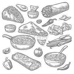 俄罗斯莫斯科地图图片_墨西哥传统食品，与瓜卡莫尔、恩